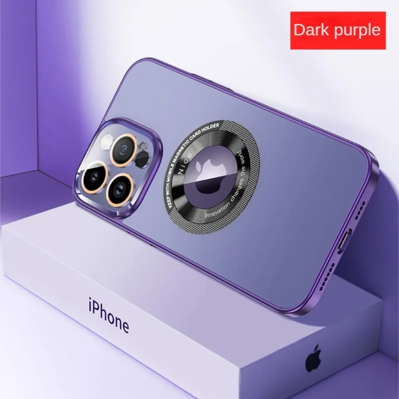 

Eagle Eye The Leakage Magnetic Suction AG Grind Arenaceous Cases With Lens Film For iphone 14 13 12 Pro Max Plus New Products