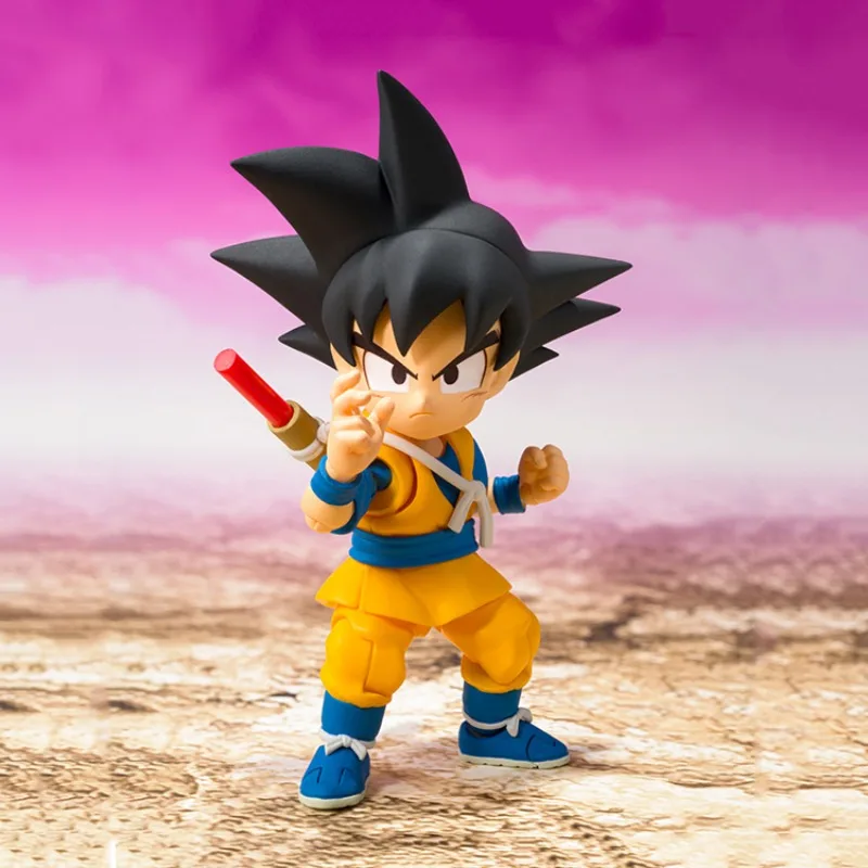 Bandai оригинальный аниме Dragon Ball Daima Son Goku Kakarotto S.H.Figuarts Mini 7 см Коллекционная модель