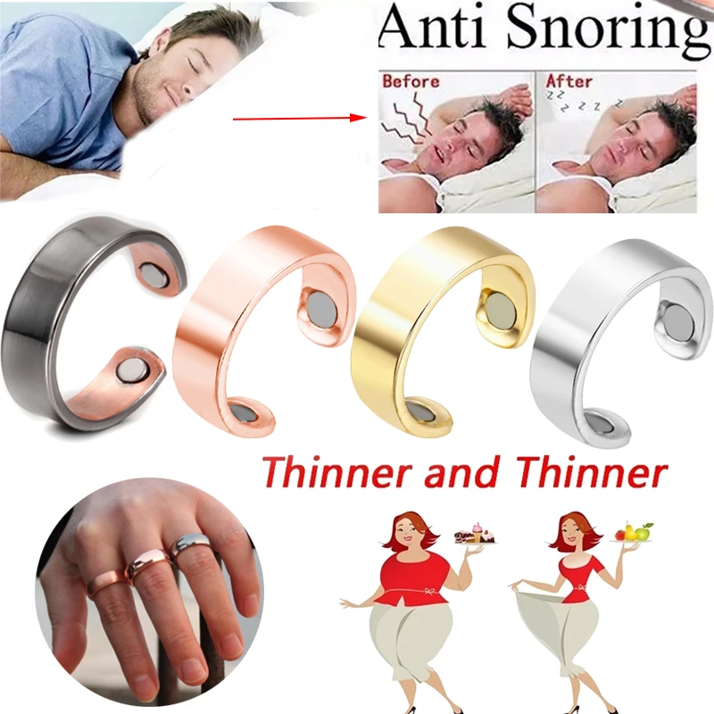 

Многофункциональное кольцо против храпа для похудения, акупрессура, рефлексотерапия, стопор храпа, устройство для помощи при сне