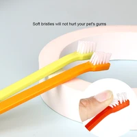pet toothbrush single head toothbrush cat toothbrush pet oral cleaning toothbrush cat and dog oral cleaning care
