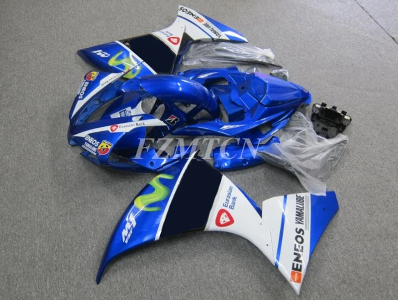 

Новый комплект обтекателей, подходит для Yamaha YZF-R1 2012 2013 2014 12 13 14, высококачественный корпус из АБС-пластика под заказ, синий