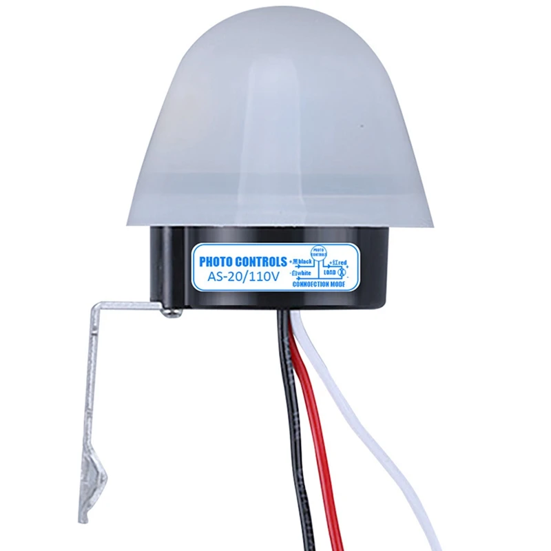 

4X Automatic Auto On Off Photocell Street Light Lamp Switch C AC 220V 50-60Hz 10A Photo Control Sensor Switch