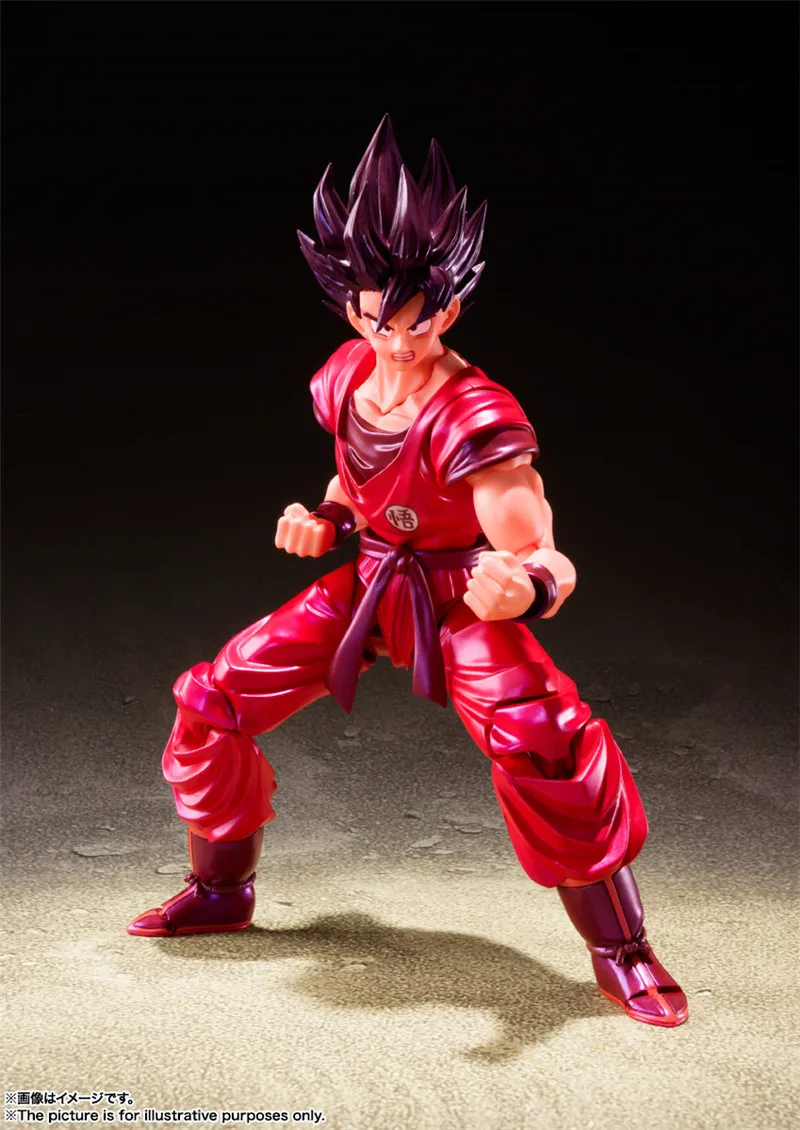 

BANDAI Dragon Ball Super SHF Son Goku kaiouken Action Figure PVC Collection Model Toy Anime Super Saiyan Figure Toys For Kids