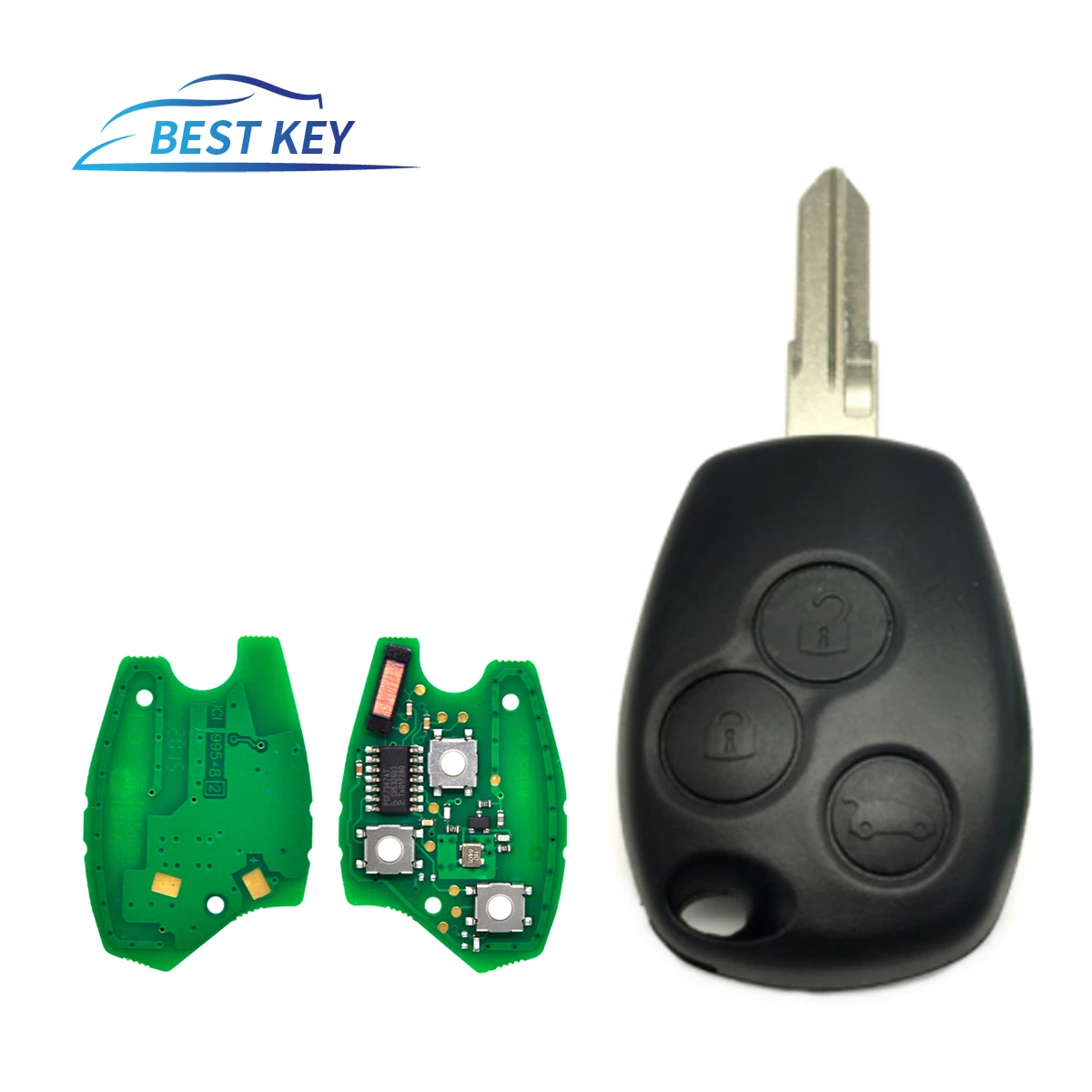 

Лучший ключ автомобильный аксессуар Автомобильный Дистанционный ключ для Renault Duster KangooMegane Clio Sandero Logan Modus ID46 434 МГц заменяемый умный пустой ключ