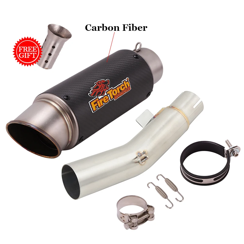 Модифицированная выхлопная труба средней длины мотоцикла с космическим мото дБ