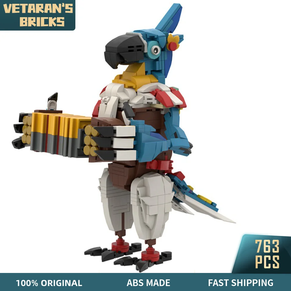 

MOC Kass Birdman Poet Figure Parrot Bird Brickheadz Game Role Model Building Blocks Animate Toys for Boys Toy Bricks Xmas Gift