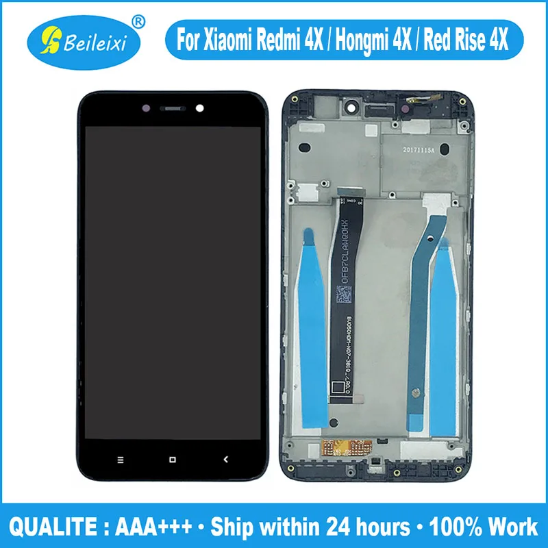 ЖК-экран с сенсорным датчиком и дигитайзером в сборе для Xiaomi Redmi 4X / Red Rise Hongmi MAG138