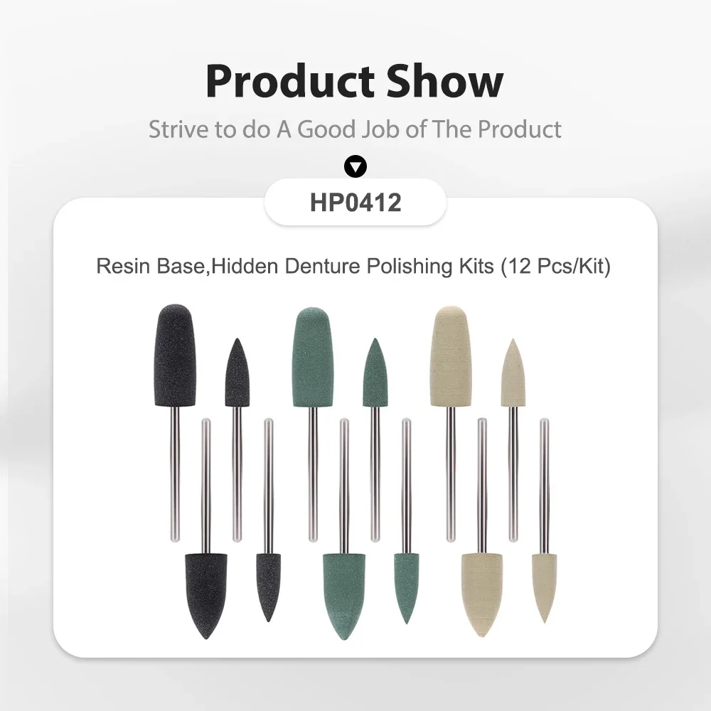 HP0412 12 шт./компл. стоматологическая полимерная основа наборы для полировки