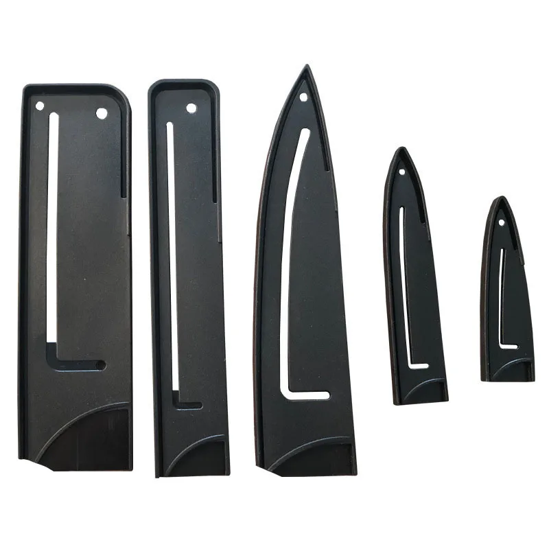 

Fruit Knife Universal Cover Knife Sheath Protective Cover Plastic Knife Cover Black Knife Scabbard Kitchen Kitchen Accessories