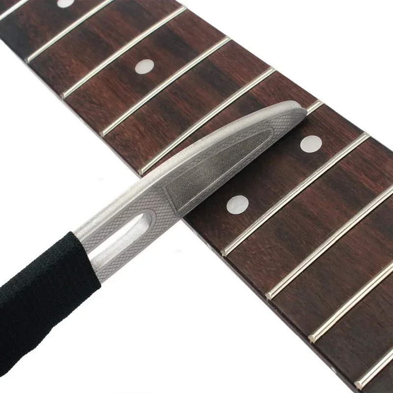 

Diamond Abrasives Guitar Fret Crowning File Luthier for Ukulele with Sleeve Electric Guitar Pedal Topper Guitar Bass Guitar