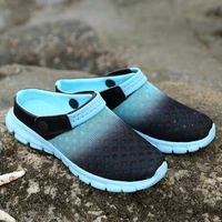 summer unisex mesh sandals men lightweight sneakers breathable outdoor half slippers designer slip on mens loafers beach shoes