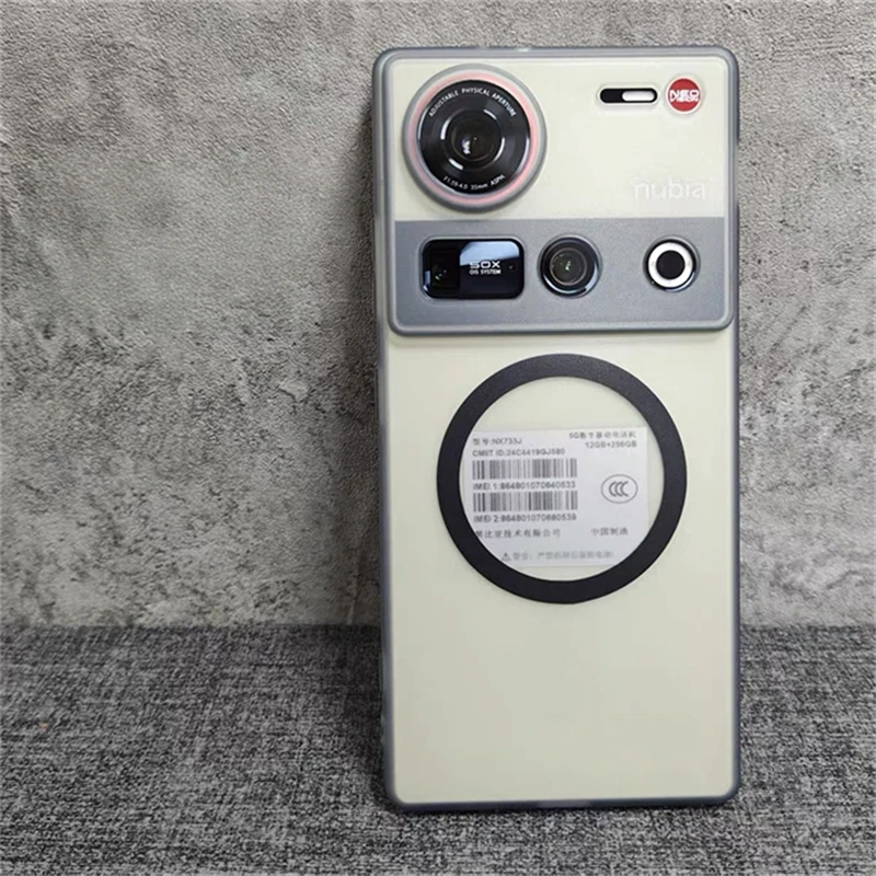 Фото Чехол для ZTE Nubia Z70S Ultra Z70 Z60 Z50 S Pro 5G, магнитный матовый прозрачный мягкий силиконовый чехол для задней панели телефона, защитный чехол №2