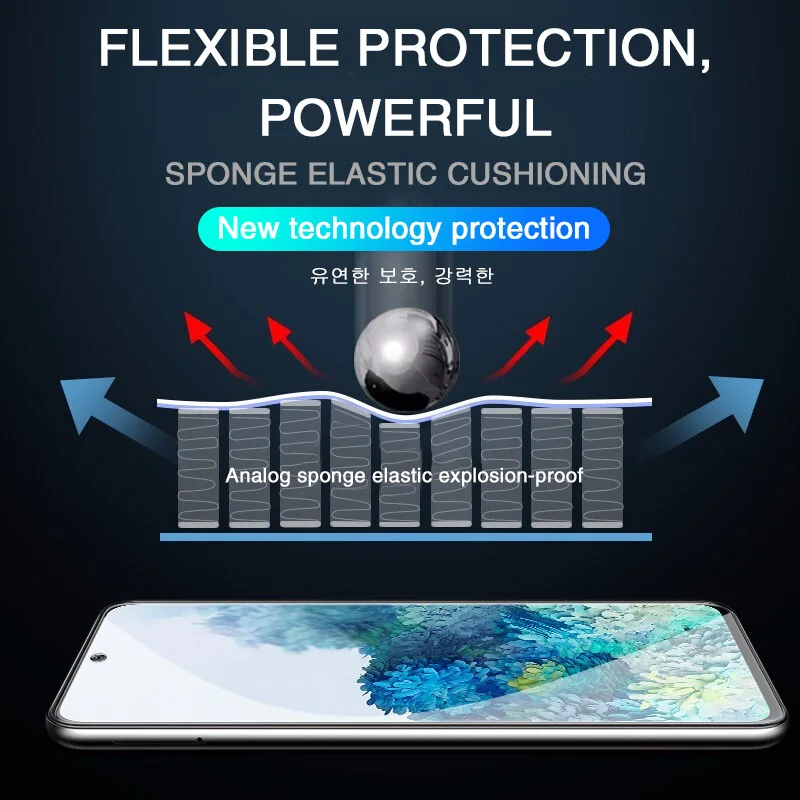 4Pcs Hydrogel Film For Samsung Galaxy S10 S20 S21 S22 Plus Ultra FE Note 20 9 10 Plus A52S A12 A53 A51 A50 Screen Protector