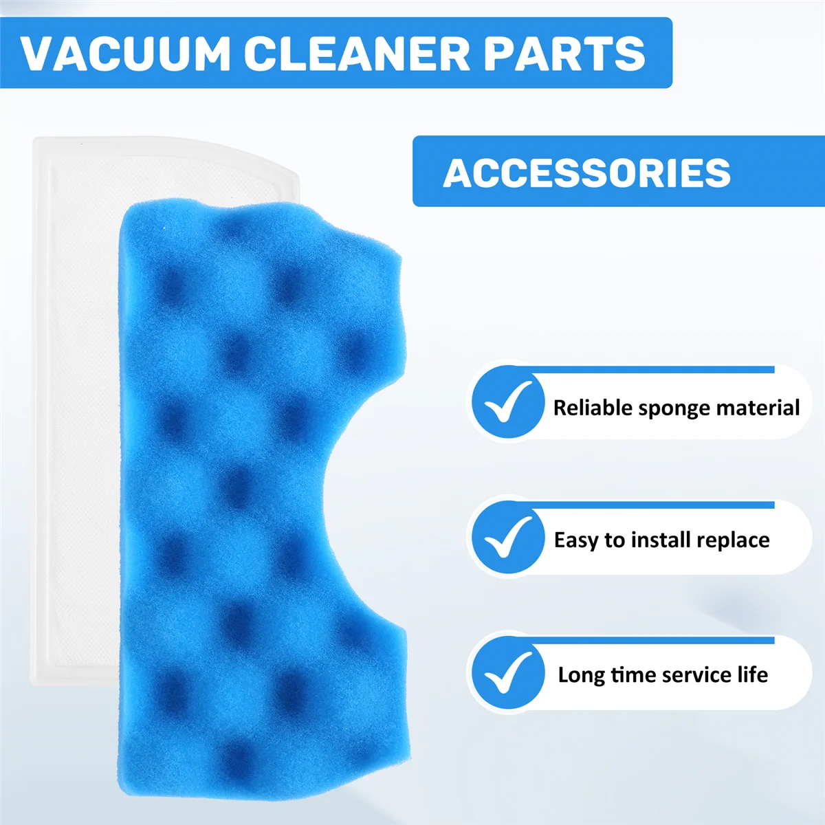 10 комплектов голубой Губчатый Фильтр белый Хлопковый фильтр для печени детали