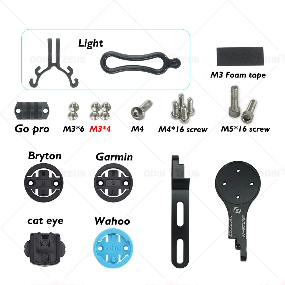 Подставка для велосипедного компьютера Syncros крепление Garmin фонарик/Cat EYE/Wahoo/Bryton/GPS