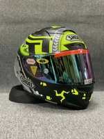 new motorcycle helmet x14 fluorescent green helmet riding motocross racing motorbike helmet men and women full face hat