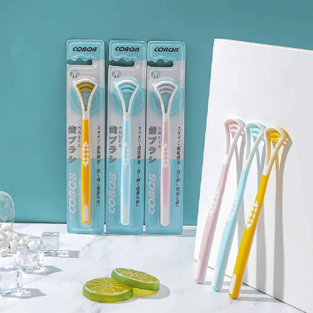 Скребок для языка средство чистки полости рта