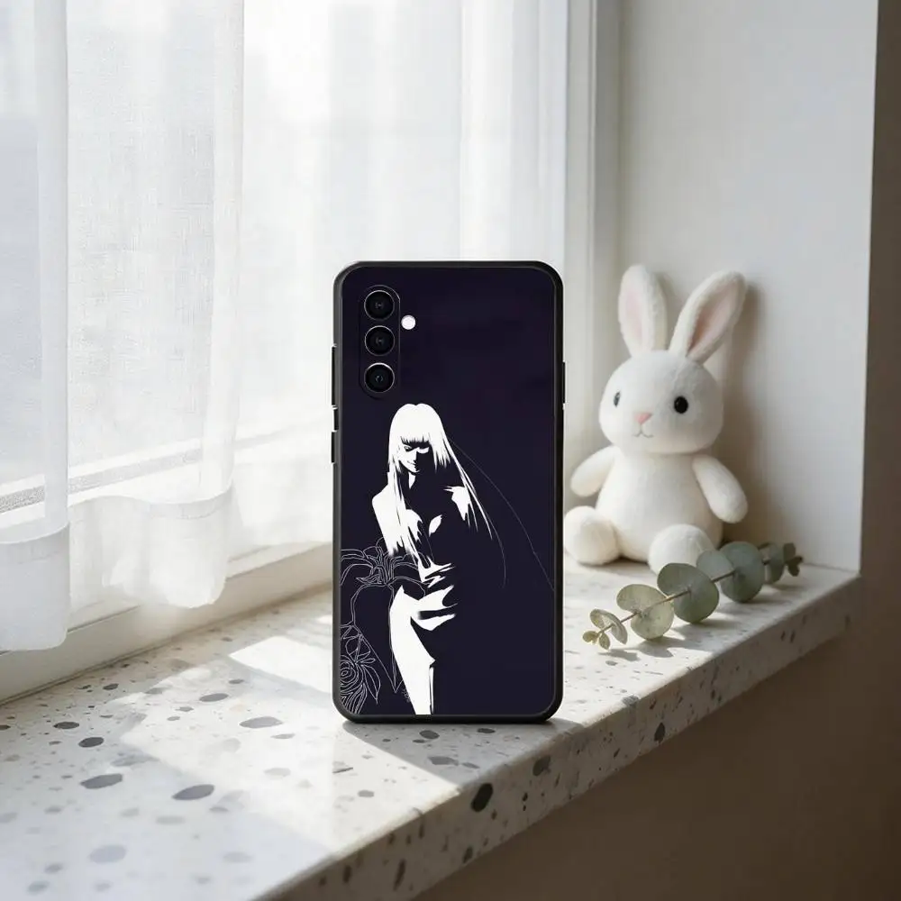 Фото Чехол для телефона G-Good A-Anime J-Jormungand для Samsung Galaxy A73, A72, A71, A70, A53, A52, A51, другие модели, мягкий черный чехол №5