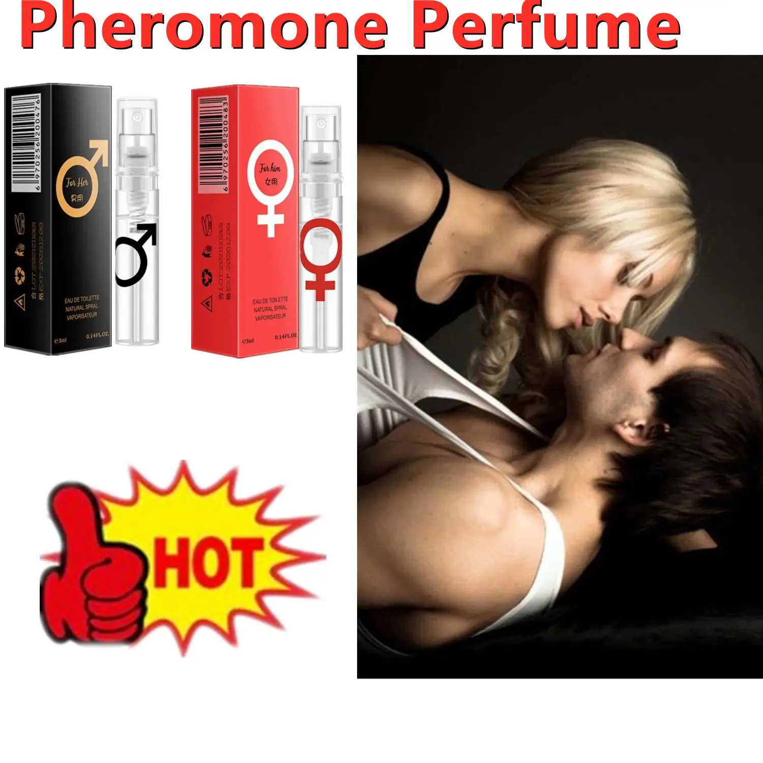 

Lure Her Perfume for Men, Pheromone Cologne for Men, Pheromones for Men to Attract Woman (Men & Women) 3ML