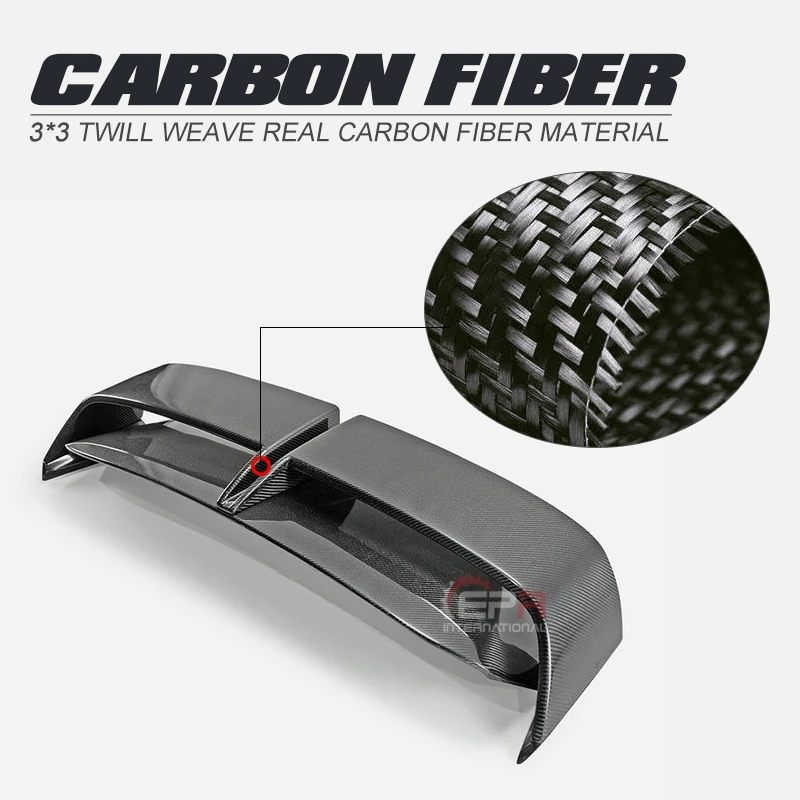 УГЛЕРОДНЫЙ глянцевый задний спойлер F55 F56 крыло крыши внешние автомобильные