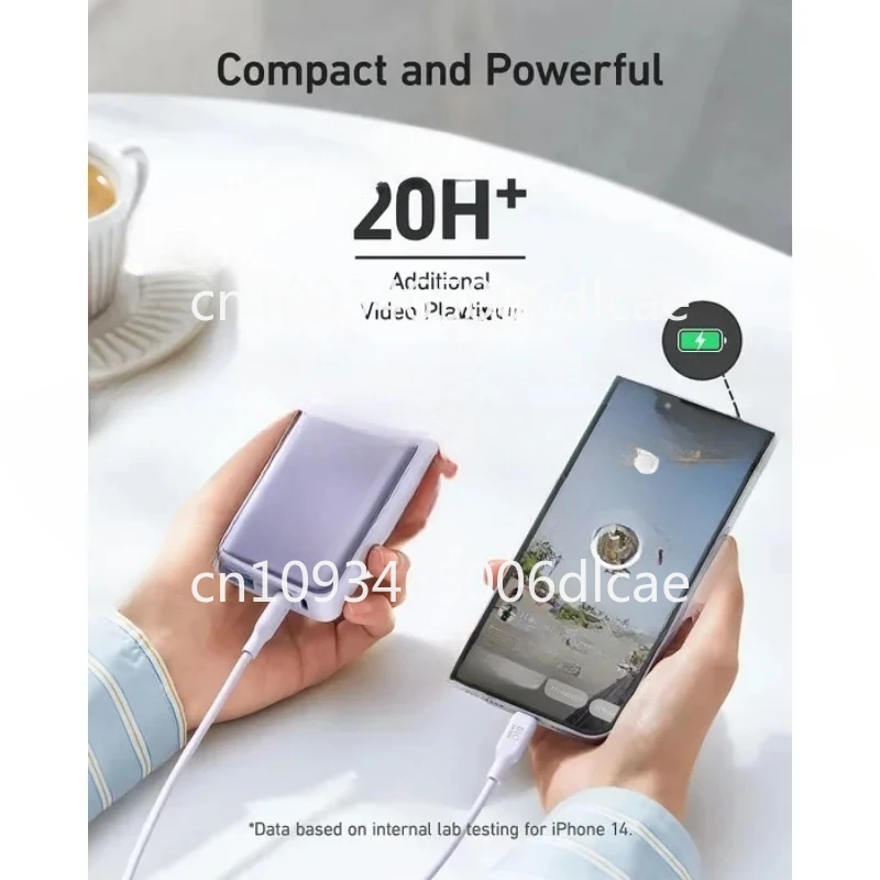 Для 12 13 14 15 Pro Max PlusAndroid Anker 533 Power Bank 30 Вт Быстрая зарядка 9800 мАч Экранный монитор