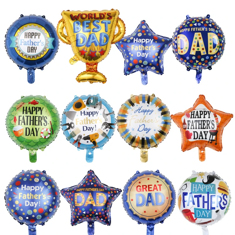 

Father's Day Balloon Birthday Aluminum Film Balloon Father's Birthday Party Celebration Holiday Decoration Supplies