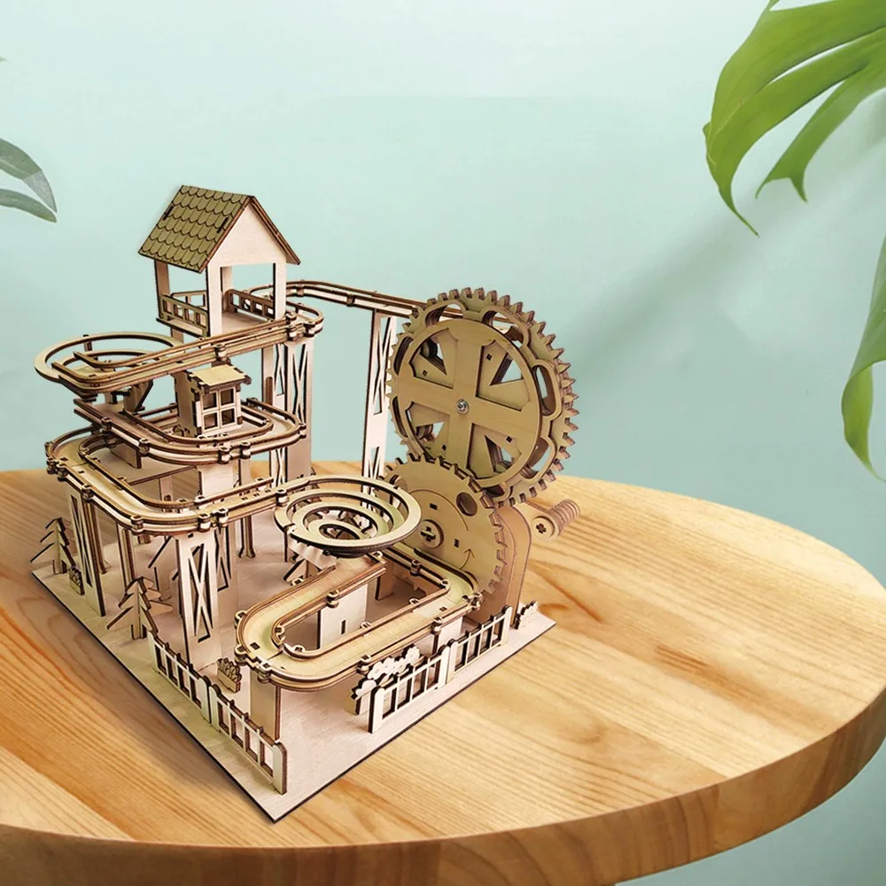 

Wooden Assembly Model Stereo Puzzle Creative Office Desktop Decorations Diy Handmade Gifts PZ-297