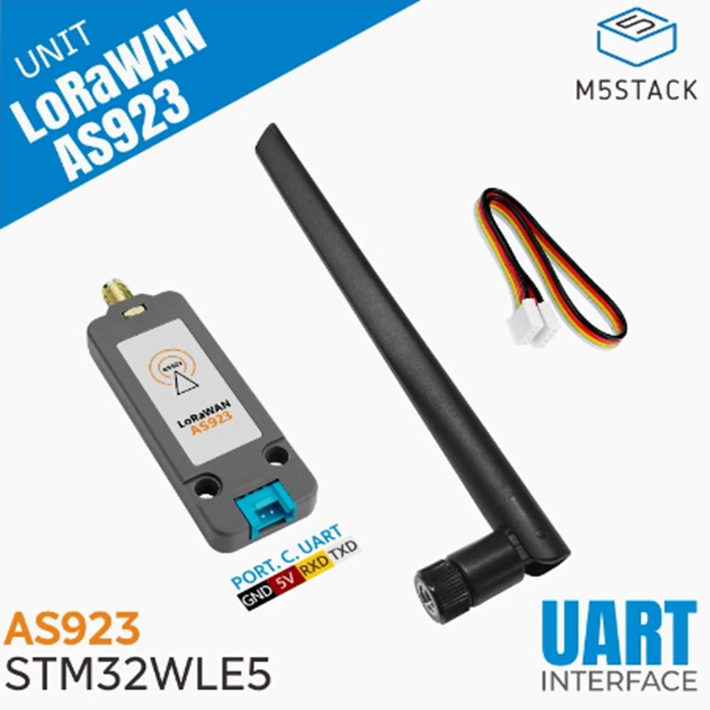 Фото M5Stack LoRaWAN AS923 Модуль связи частотного диапазона P2P Связь STM32WLE5 №1