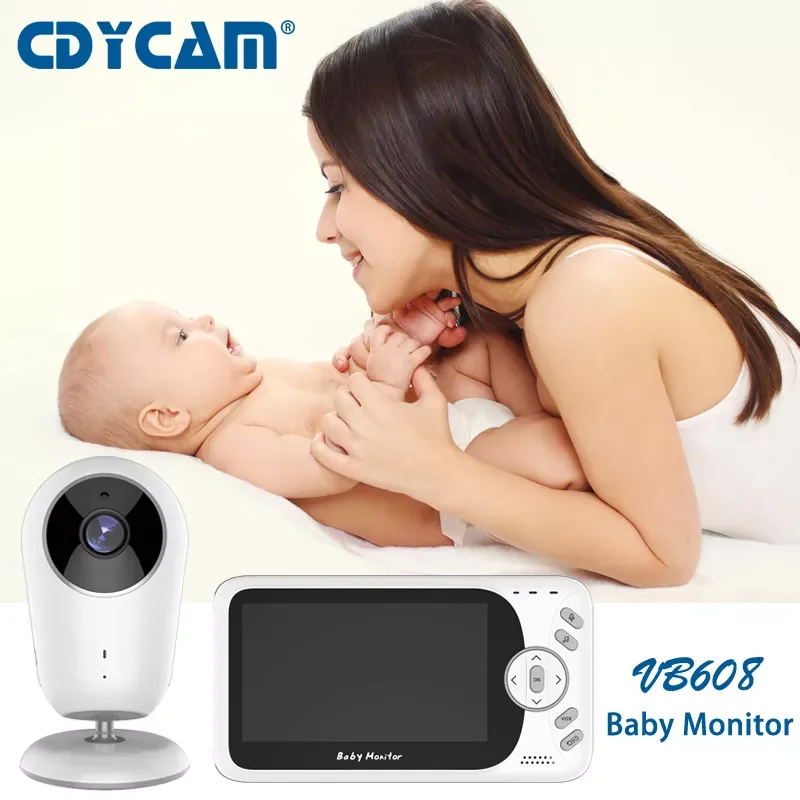 

NEW Video Baby Monitor 2.4G Wireless With 4.3 Inches LCD 2 Way Audio Talk Night Vision Surveillance Security Camera Babysitter