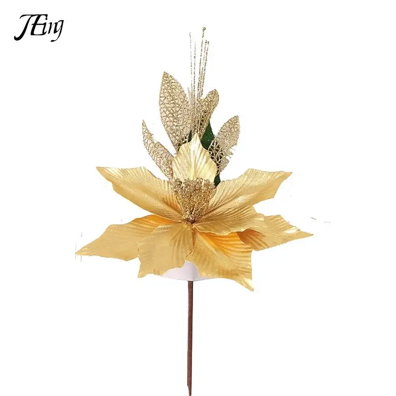 

Искусственные цветы, украшения для рождественской елки, рождественские украшения для дома, новогодние и рождественские украшения, Рождест...