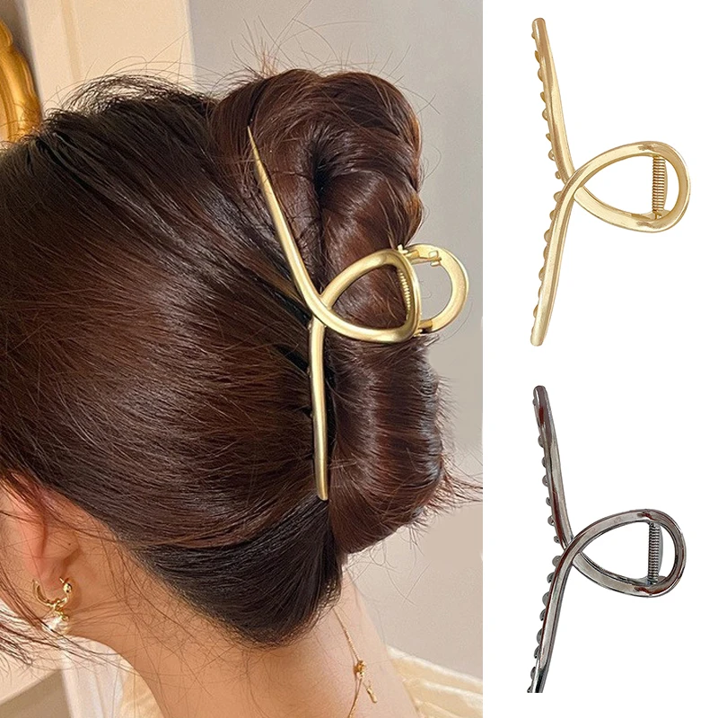 

Заколки для волос женские металлические, очень большого размера, 13,5 см