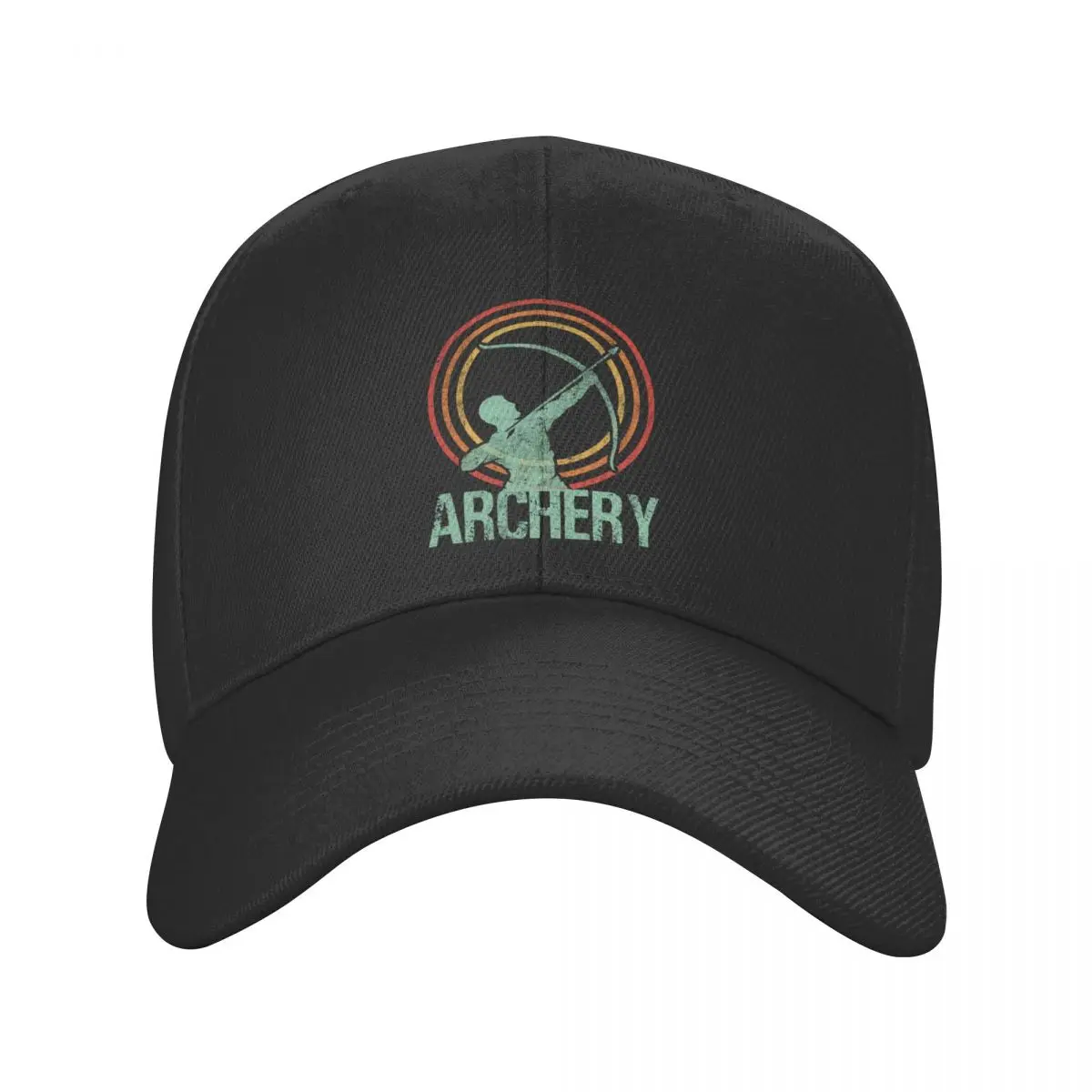 

New Punk Retro Archery Arrow Bow Baseball Cap Men Breathable Vintage Archer Dad Hat Sun Protection Snapback Caps Summer Hats