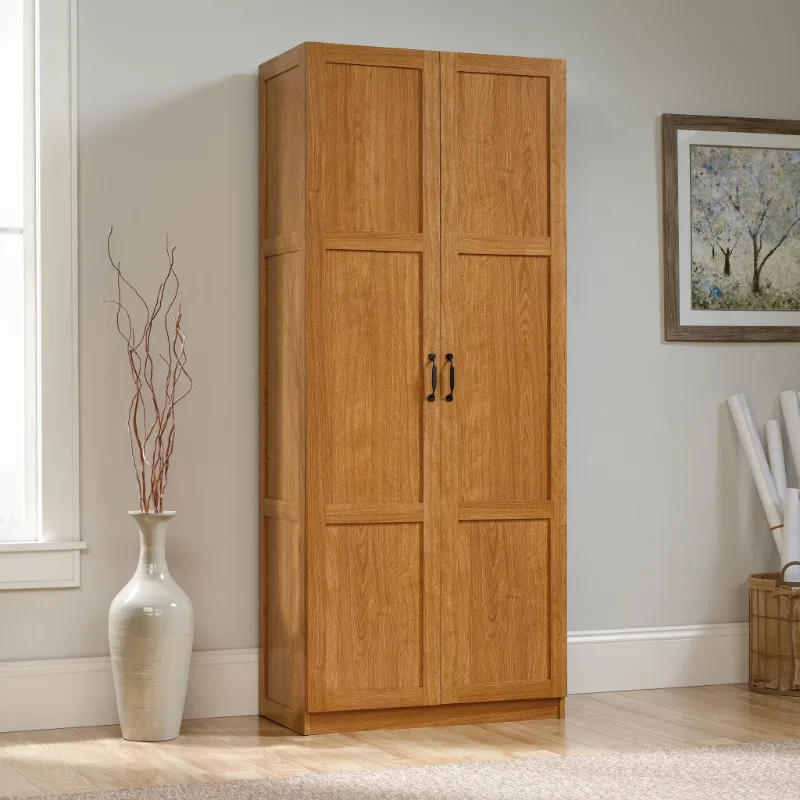 

Sauder Storage Cabinet, Highland Oak Finish