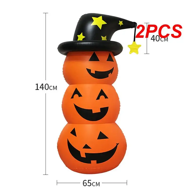 

2PCS Kids Toy 140cm Halloween Childrens Sandbag Cute Saves Space Party Decoration Props Scene Layout Props Stunning Large