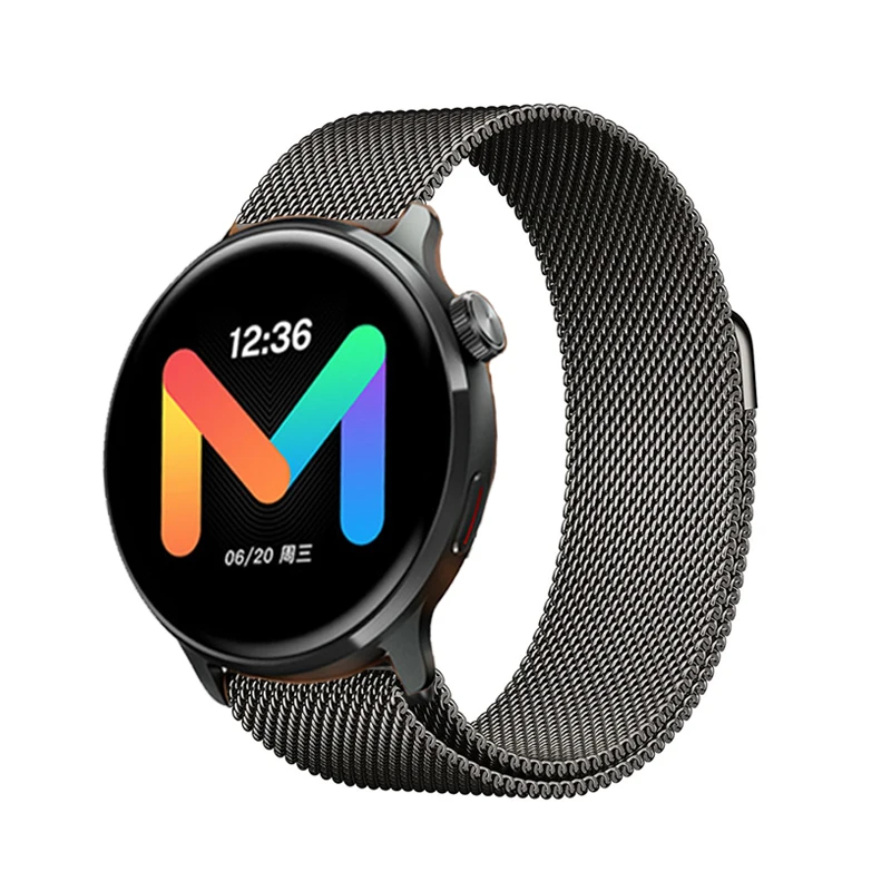 

Magnetic loop For Mibro Watch Lite2 A1 X1 Smart Watch Accessories Stainless Steel Bracelet For Mibro T1 GS C2 Lite Metal Strap