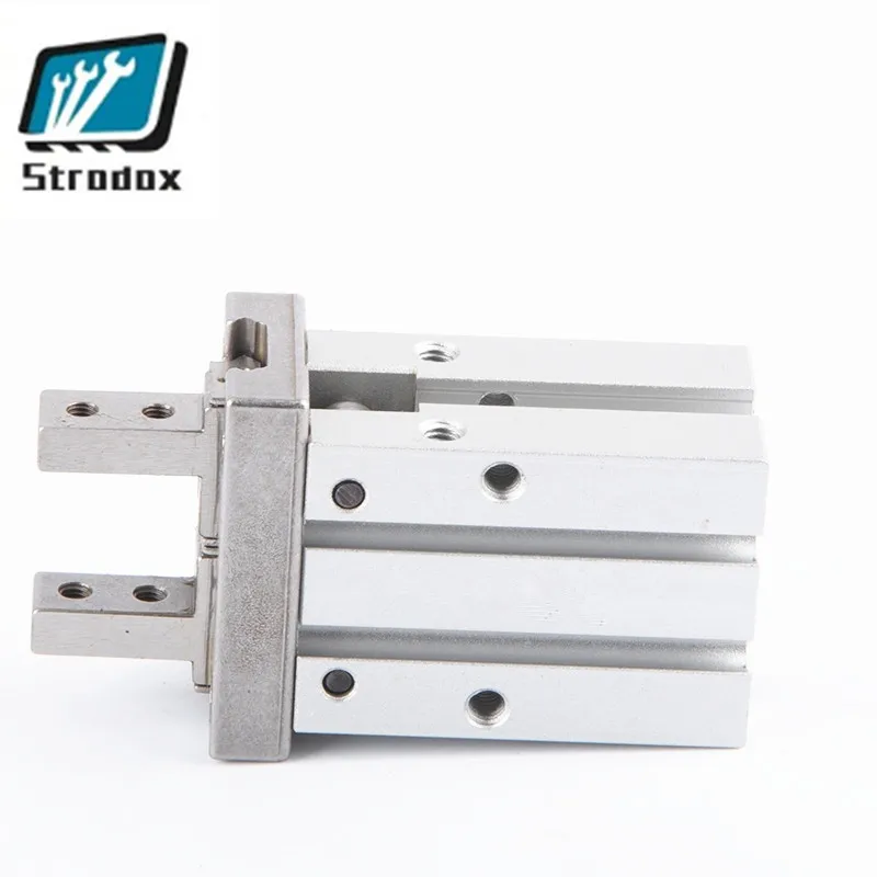 Single Action Finger MHZ2-10/16/32S Normally Open Pneumatic Cylinder Parallel Gripper Impact Resistant Rigid Cylinder Block