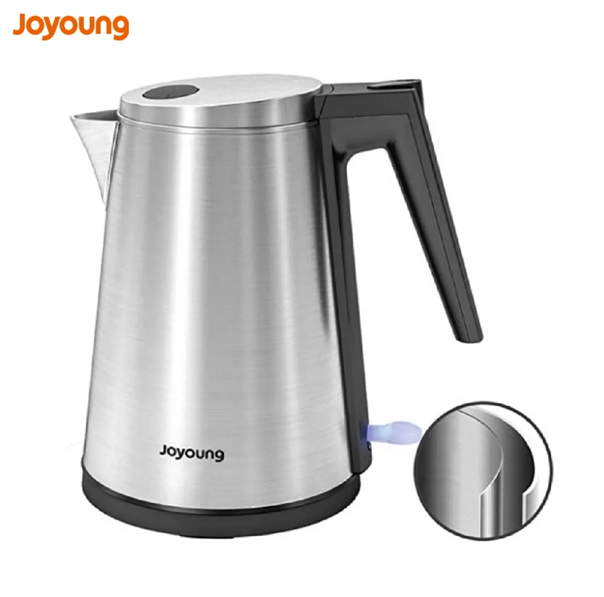 JOYOUNG 1.5L Electric Kettle Stainless Steel Kettle Double Layer Hot Water Kettle Electric BPA-free Electric Water Kettle