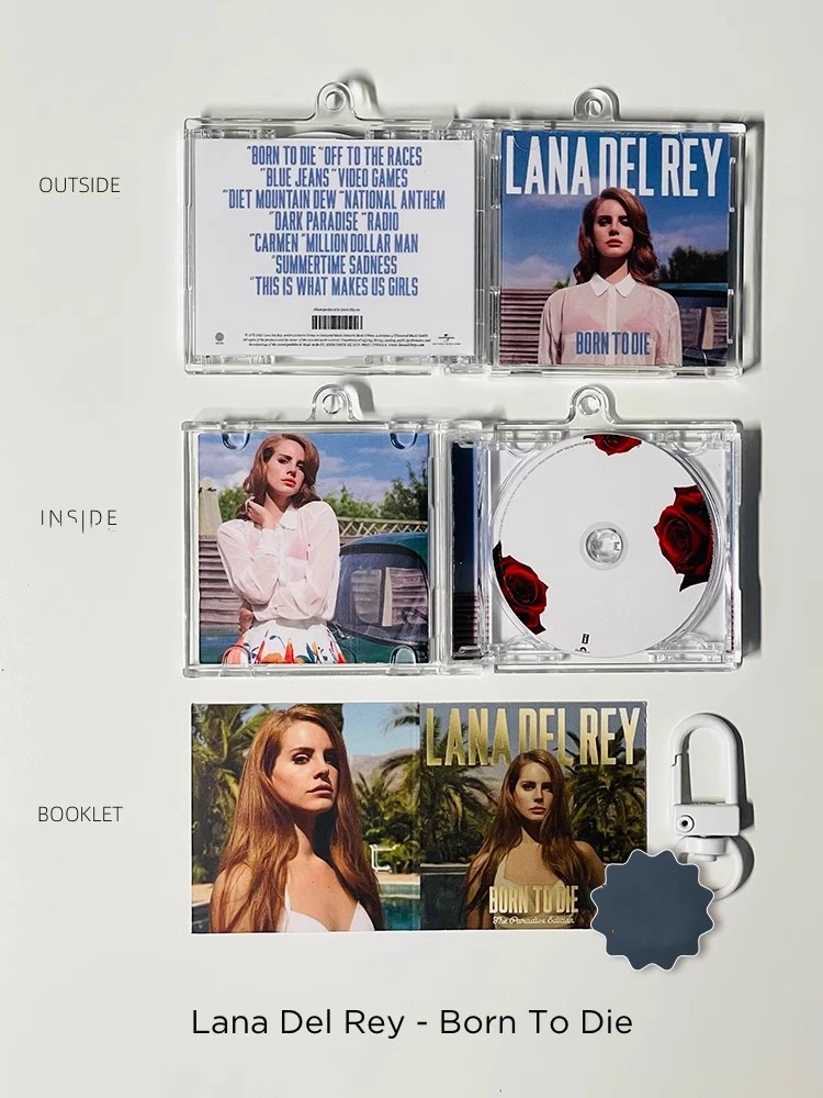 Play Song Born to Die Альбом Медовый месяц МИНИ Музыкальный CD NFC Брелок Lana Del Rey 8 шт. для