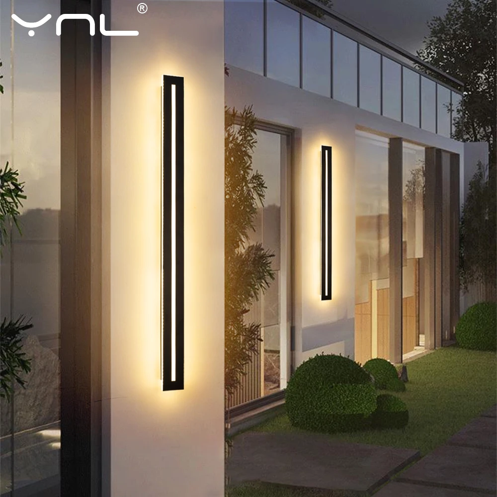 

Waterproof IP65 Outdoor Wall Lamp LED Wall Light Modern Garden Decoration Lighting Villa porch Sconce External Light 220V 110V