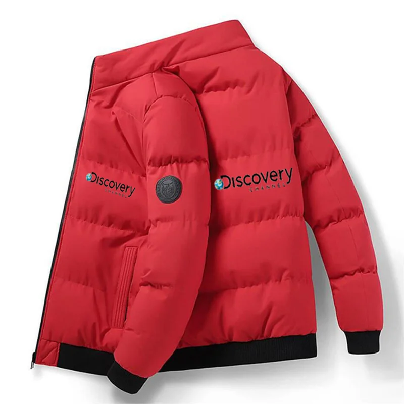 2022 autumn and winter men's ethnic zipper jacket casual pilot coat scarf collar fashion slim coat