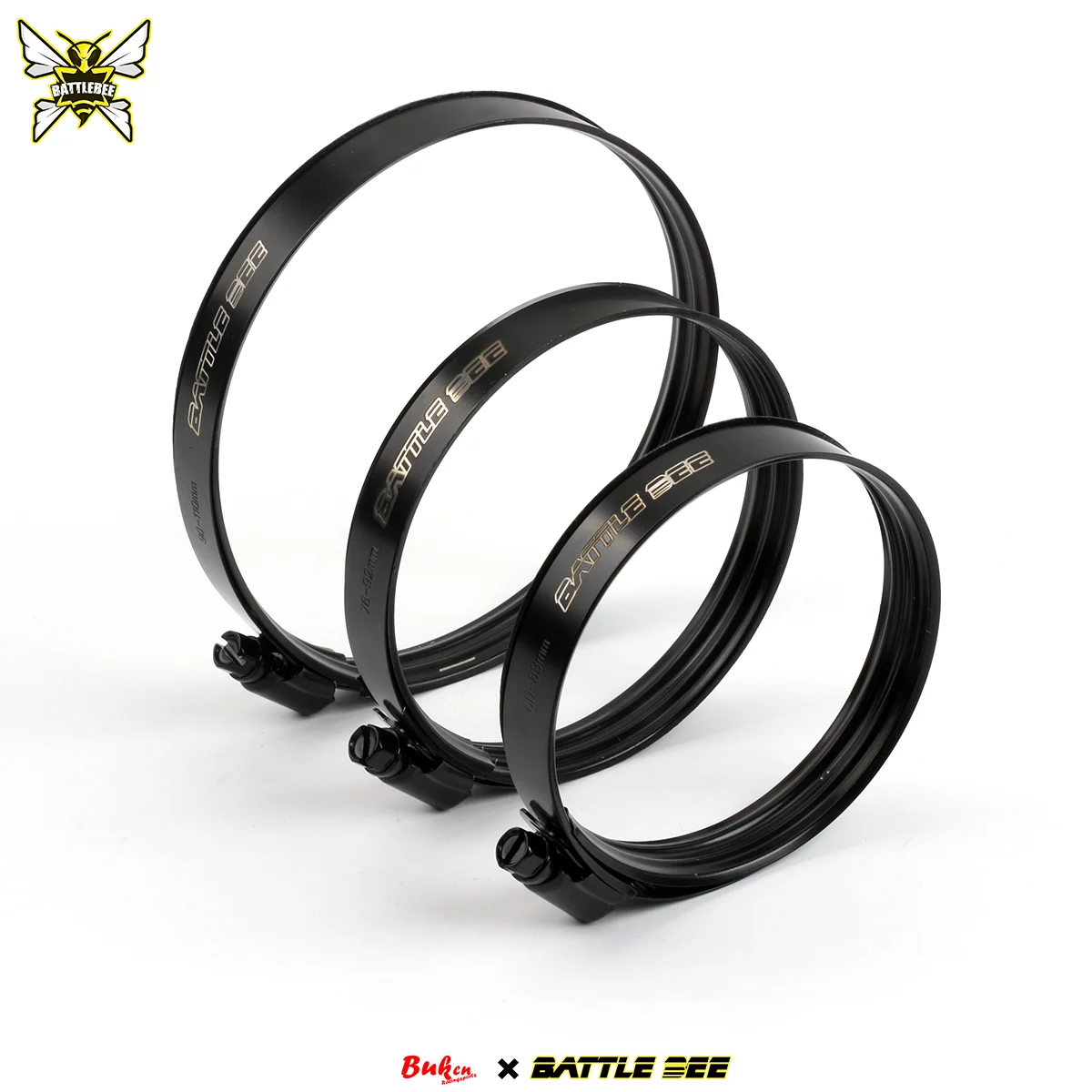 

Т-образный болт, регулируемый хомут для шланга от 32 до 110 мм, черный хомут из нержавеющей стали, зажим для шланга, фиксированный зажим