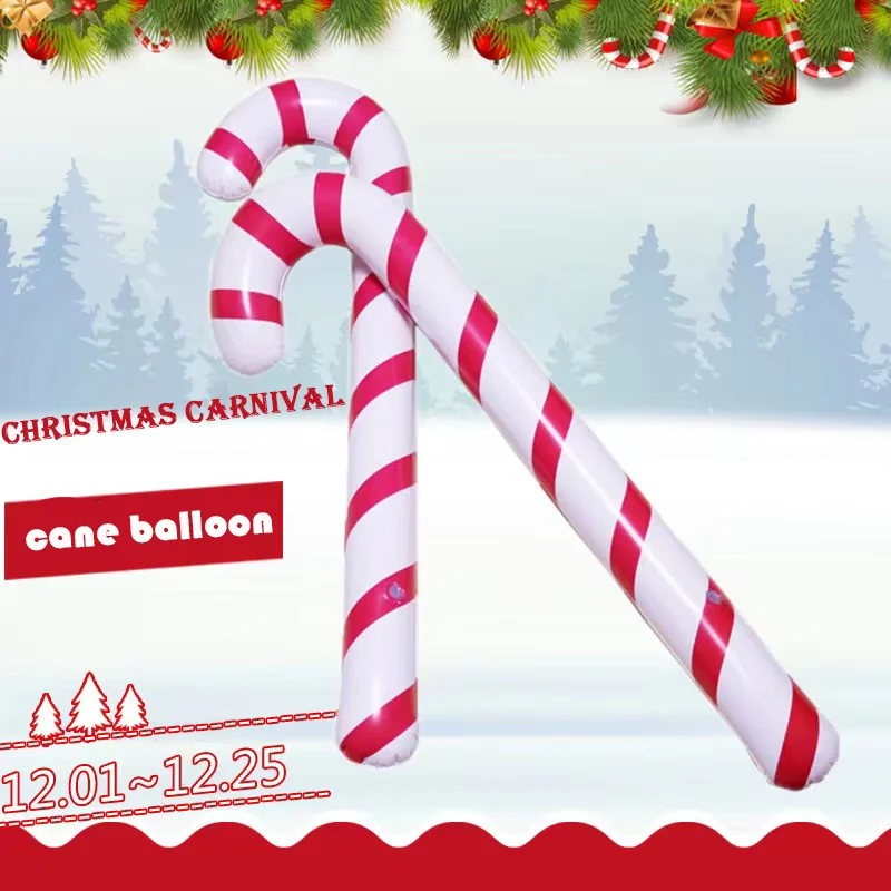 

Надувные рождественские трости, дневное Рождественское украшение для дома, рождественские украшения, уличные украшения, рождественские подарки