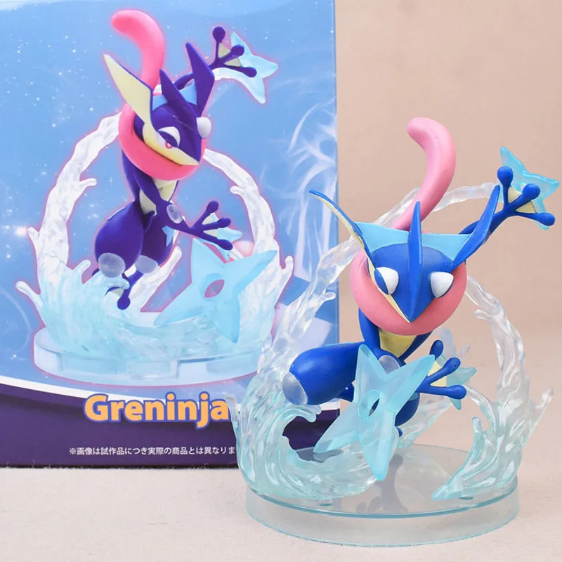 

Pokemon 13cm Greninja Anime Figures Pokemon Toys Model Cute Doll Pet Action Collect Model Dolls Toy Kids Xmas Birthday Gift