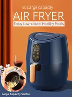 6l air fryer without oil home cooking smart electric airfryer cooker for french fries pizza chicken fryer freidora de aire de