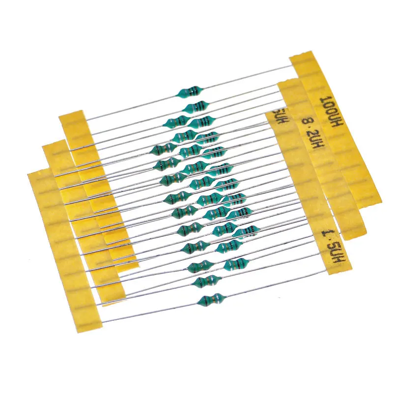 20 значений 200 шт. 0307 цветной кольцевой индуктор набор в ассортименте 1uh-4 7 мгн 1/4 Вт