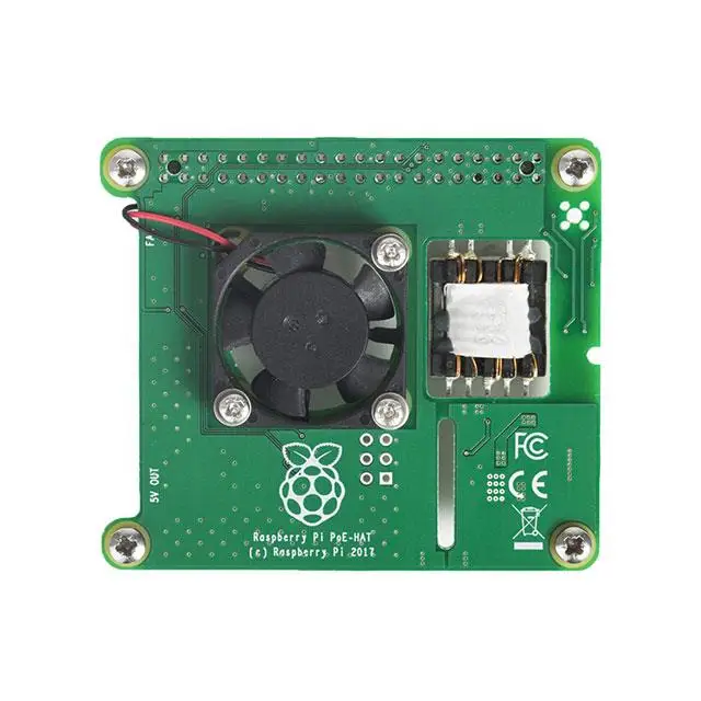 Фото Новая плата POE_BOARD PI 3B+ POWER OVER ETHERNET HAT №1
