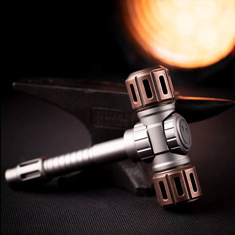 Черный зеркальный Спиннер Hammer Plus для пальцев игрушка декомпрессии EDC