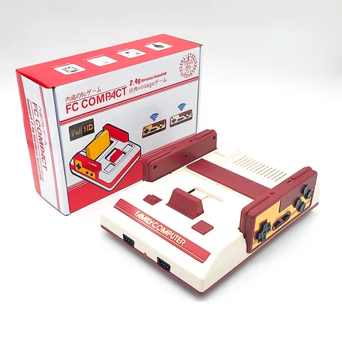 Беспроводная/Проводная ТВ видеоигровая консоль HB-102 HD для FC NES 2,4G Беспроводная двойная борьба 188 Игры Поддержка желтой карты