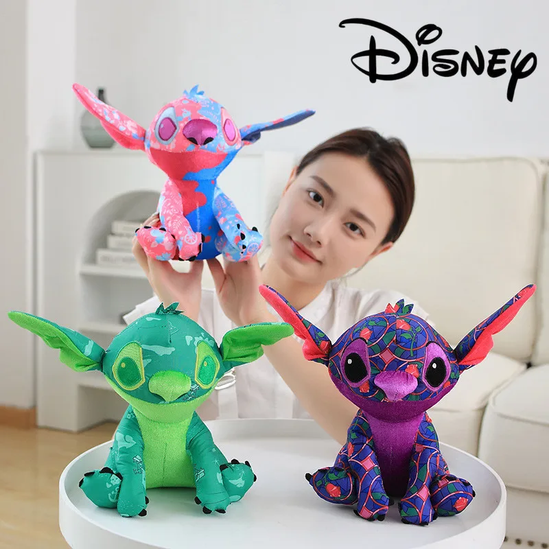 

25 см Ограниченная серия, новые плюшевые игрушки из мультфильма «Лило и Ститч», красочные набивные куклы, милые плюшевые аниме, подарки для д...