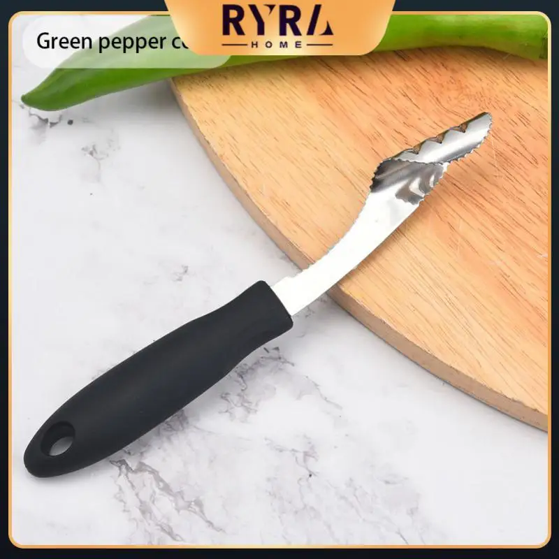 

Food Domestic Corer Non-slip Enucleator Multifunctional Deseed Seed Remover Green Pepper Durable Core Remover Kitchen Tools